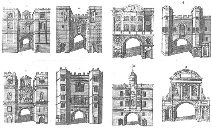 City gates of London