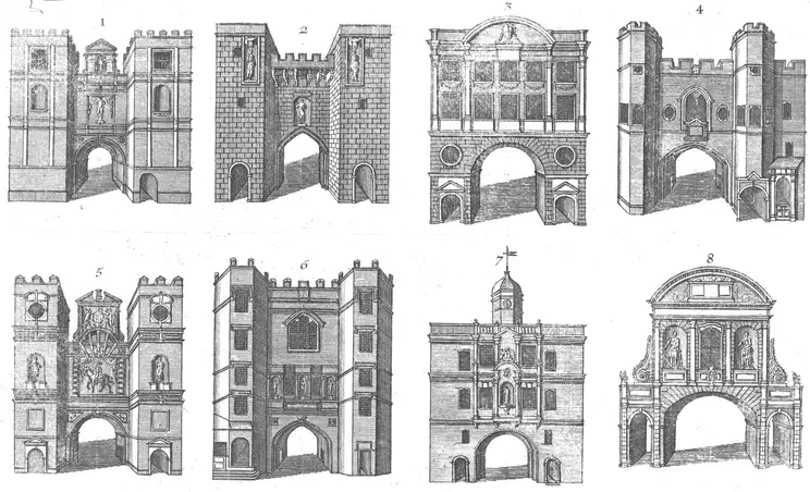 City gates of London
