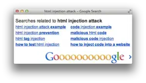 Google search results