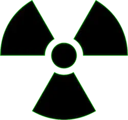 Radioactive symbole